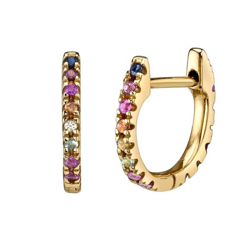 LOZRUNVE Fashion Boho Jewelry Cubic Zirconia Rainbow Huggies Hoop Earring Silver 925
LOZRUNVE Fashion Boho Jewelry Cubic Zirconia Rainbow Huggies Hoop Earring Silver 925
