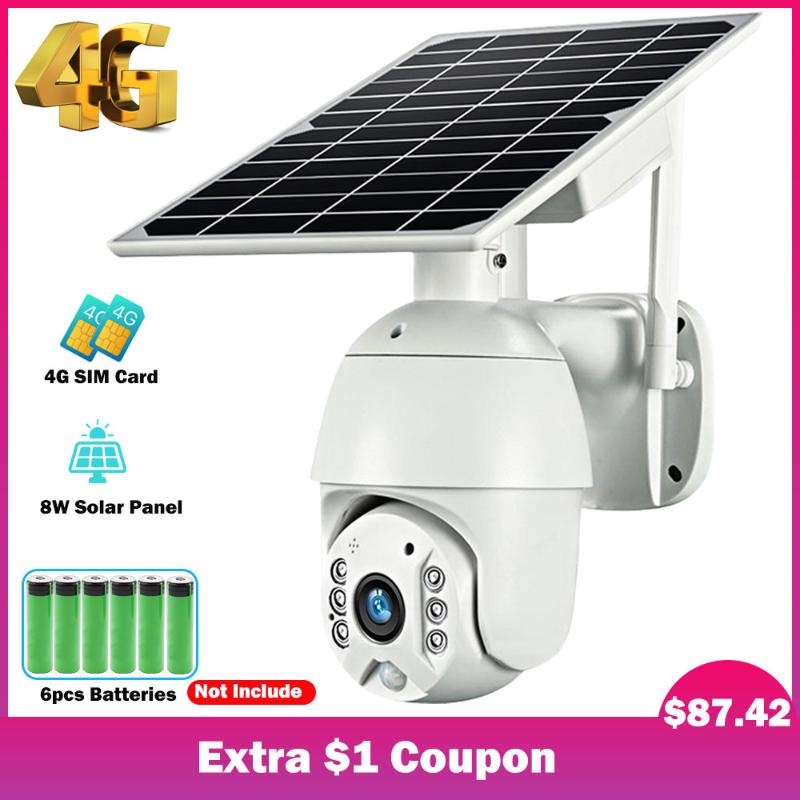 HISMAHO 4G SIM Card 1080P IP Camera WIFI 8W Solar Panel Battery Security Camera Outdoor PTZ CCTV Smart Security Monitor
HISMAHO 4G SIM Card 1080P IP Camera WIFI 8W Solar Panel Battery Security Camera Outdoor PTZ CCTV Smart Security Monitor