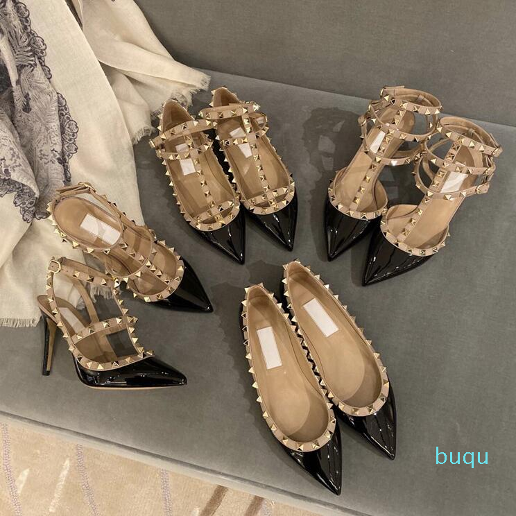 Hot Sale- women sandal High Heels patent ankle strap pump studs shoes TOP quality 100% Genuine leather Sexy Dress Shoes Party shoes 6-10 cm, 23
Hot Sale- women sandal High Heels patent ankle strap pump studs shoes TOP quality 100% Genuine leather Sexy Dress Shoes Party shoes 6-10 cm, 23