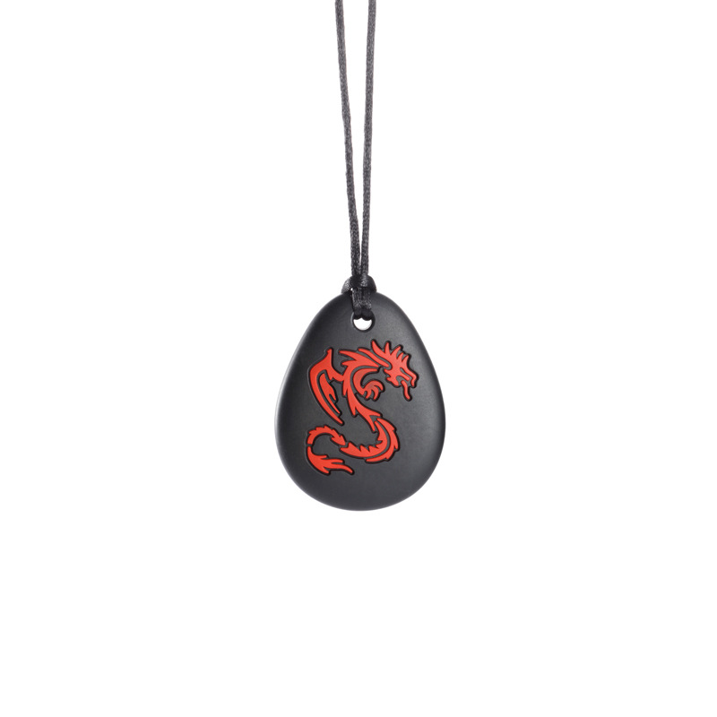 Large Tear Drop Silicone Pendant for Teething Necklace Chewy Jewelry Toys for Autism or Oral Motor Special Needs BPA Free