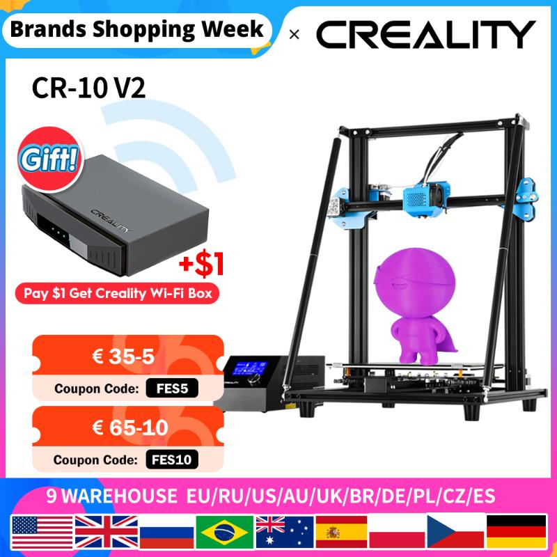 CREALITY 3D Printer CR-10 V2 Printer Large Printing Siz Silent Mainboard Resume Printing with Mean well Power Supply
CREALITY 3D Printer CR-10 V2 Printer Large Printing Siz Silent Mainboard Resume Printing with Mean well Power Supply