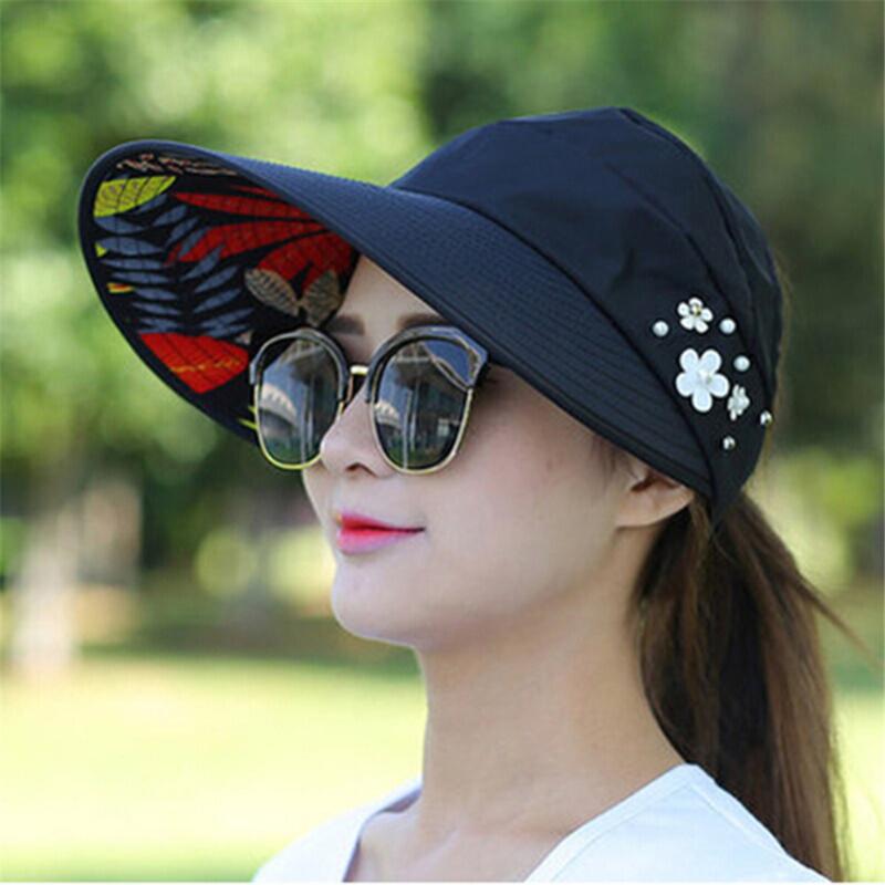 2020 Summer Hat women beach Sun Hats pearl packable sun visor hat with big heads wide brim UV protection female cap, Beige
2020 Summer Hat women beach Sun Hats pearl packable sun visor hat with big heads wide brim UV protection female cap, Beige