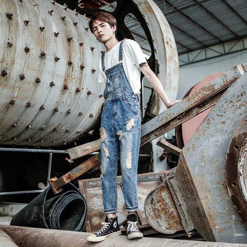2020 New Spring Summer Denim Overalls Men' Hole Washed feet Nine jeans Men and Women Retro Staff Clothes pants Size -4XL 5XL, Sky blue
2020 New Spring Summer Denim Overalls Men' Hole Washed feet Nine jeans Men and Women Retro Staff Clothes pants Size -4XL 5XL, Sky blue