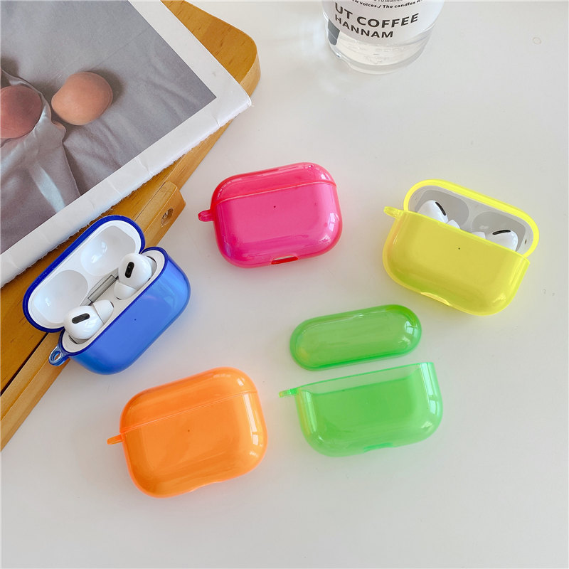 For acaja de Fashion Neon Fluorescent Solid Color Earphone air pods pro case Soft tpu cases airpods airpod cover
For acaja de Fashion Neon Fluorescent Solid Color Earphone air pods pro case Soft tpu cases airpods airpod cover