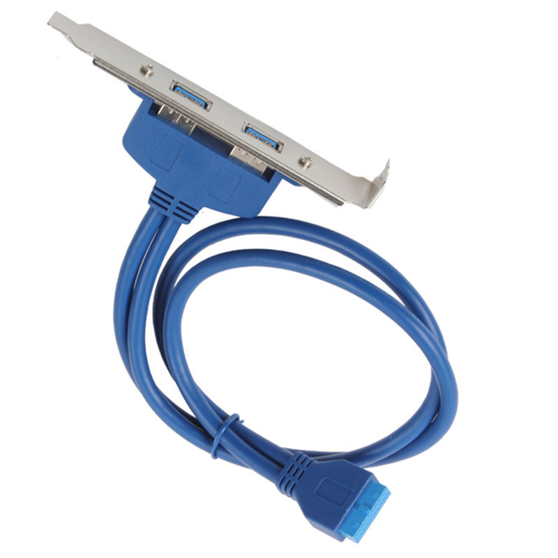 USB 3.0 Female to Motherboard 20 Pin Male Power Adapter Back Panel Bracket Extension Data Transfer Cable Connector For Computer
USB 3.0 Female to Motherboard 20 Pin Male Power Adapter Back Panel Bracket Extension Data Transfer Cable Connector For Computer