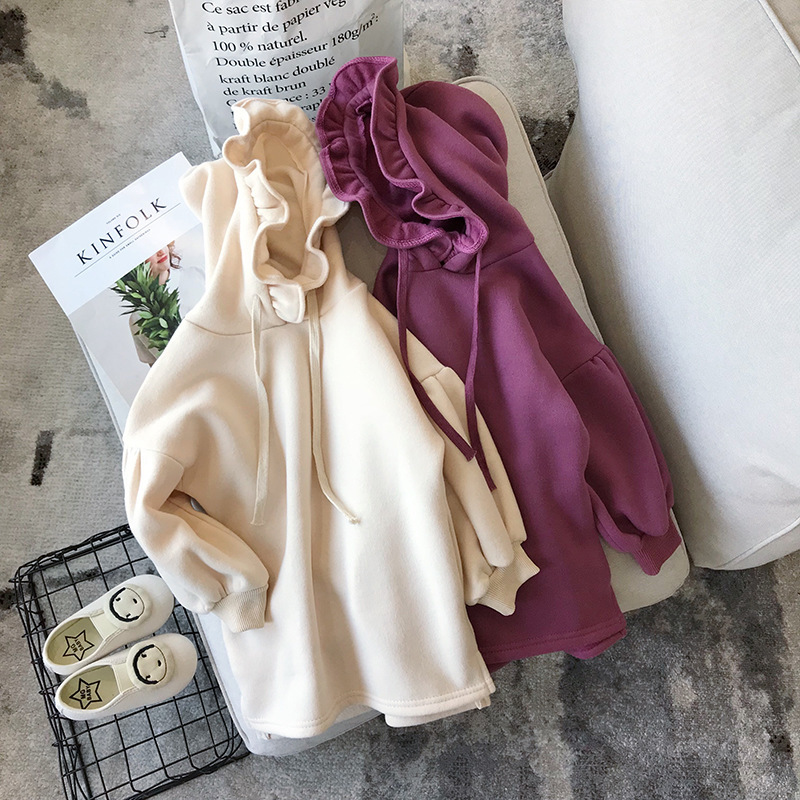 Girls Hoodie 2020 Kids Winter Warm Sweater Baby girl Ruffle Hoodie Girl Casual Sweatshirt Dress Children Christmas Kids Vestidos, As picture
Girls Hoodie 2020 Kids Winter Warm Sweater Baby girl Ruffle Hoodie Girl Casual Sweatshirt Dress Children Christmas Kids Vestidos, As picture
