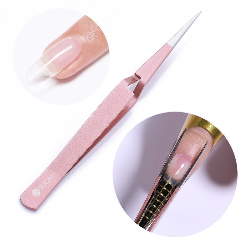 UR SUGAR Rose Gold Cross Lock Reverse Tweezers Stainless Steel Acrylic Nail Shaping Tweezers Nail Art Manicure Tools
UR SUGAR Rose Gold Cross Lock Reverse Tweezers Stainless Steel Acrylic Nail Shaping Tweezers Nail Art Manicure Tools