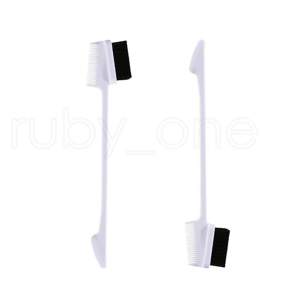 Beauty Double Sided Edge Control Hair Comb Hair Styling Tool Cepillo De Pelo Cepillo De Pelo Toothbrush Style Eyebrow Hair Brush Cepillo Para El Pelo 