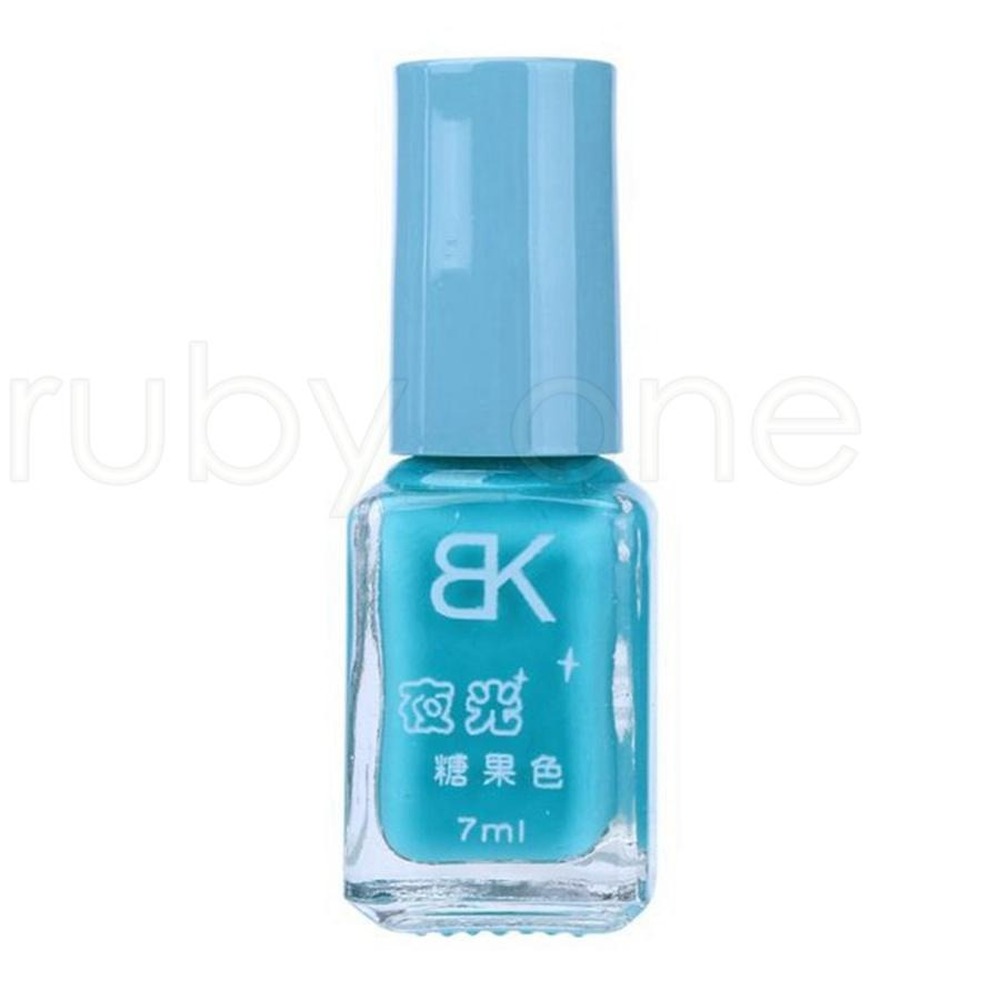 20 Candy Colors Fluorescent Neon Luminous Gel Nail Polish for Glow in Dark Nail Varnish Manicure Enamel Bar Party Luminous Nail Polish