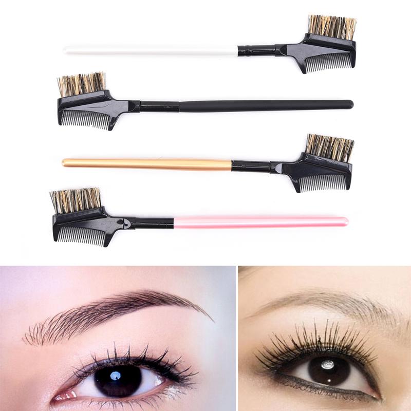 1Pc Wooden Handle +advanced Aluminum Tube + Pig Mane Eyebrow Eyelash Dual-Comb Extension Brush Metal Comb Cosmetic Makeup Tool
1Pc Wooden Handle +advanced Aluminum Tube + Pig Mane Eyebrow Eyelash Dual-Comb Extension Brush Metal Comb Cosmetic Makeup Tool