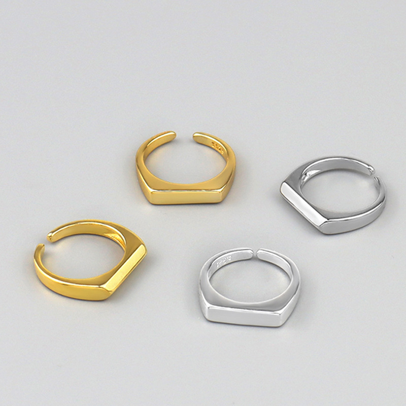 Coolkala sterling silver new geometric elegant all-match girls' open fashion ring
Coolkala sterling silver new geometric elegant all-match girls' open fashion ring