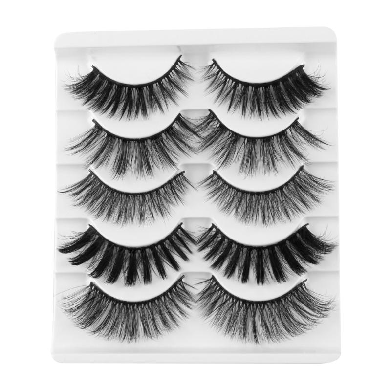 New 5 Pairs 3D Faux Mink False Eyelashes Mixing Styles Wispy Natural/Thick Lashes Soft Fake Eyelash Makeup Extension Tools
New 5 Pairs 3D Faux Mink False Eyelashes Mixing Styles Wispy Natural/Thick Lashes Soft Fake Eyelash Makeup Extension Tools
