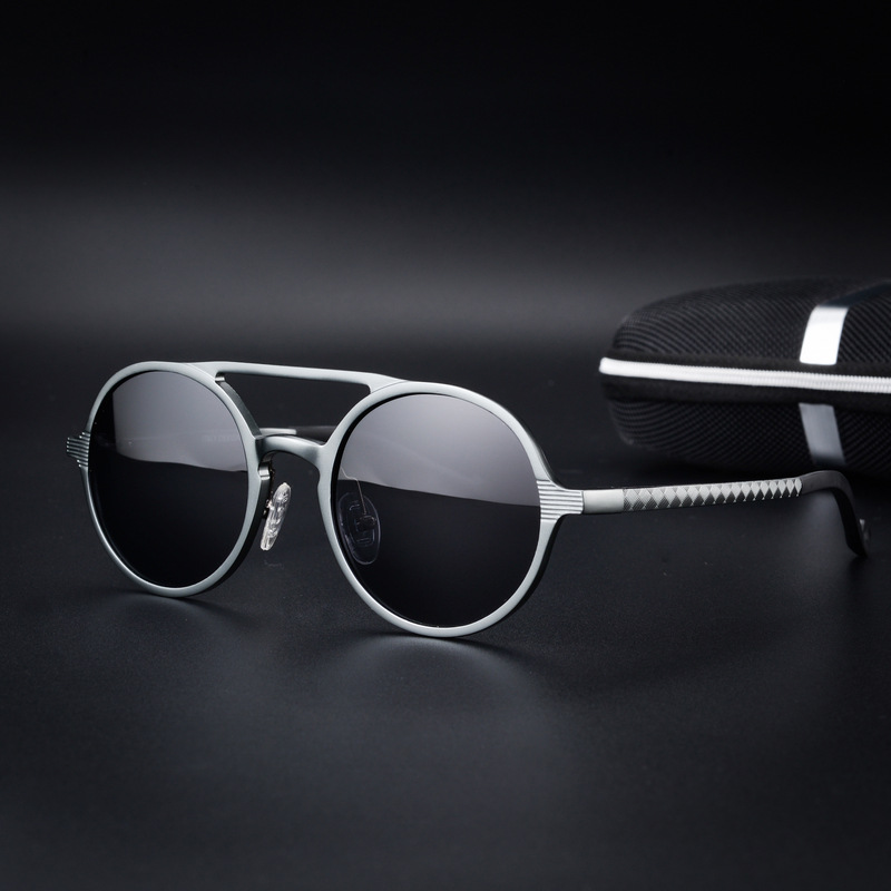 Retro Round Steampunk Sunglasses Aluminum Alloy Men's Polarized Sunglasses Classic Driving Glasses UV400 No Box
Retro Round Steampunk Sunglasses Aluminum Alloy Men's Polarized Sunglasses Classic Driving Glasses UV400 No Box