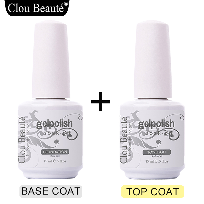 Clou Beaute Gel Nail Polish UV 15ml Top Base Coat Transparent Soak Off Primer Gel Polish Long Lasting Lacquer Nail Art TB01, 1579
Clou Beaute Gel Nail Polish UV 15ml Top Base Coat Transparent Soak Off Primer Gel Polish Long Lasting Lacquer Nail Art TB01, 1579