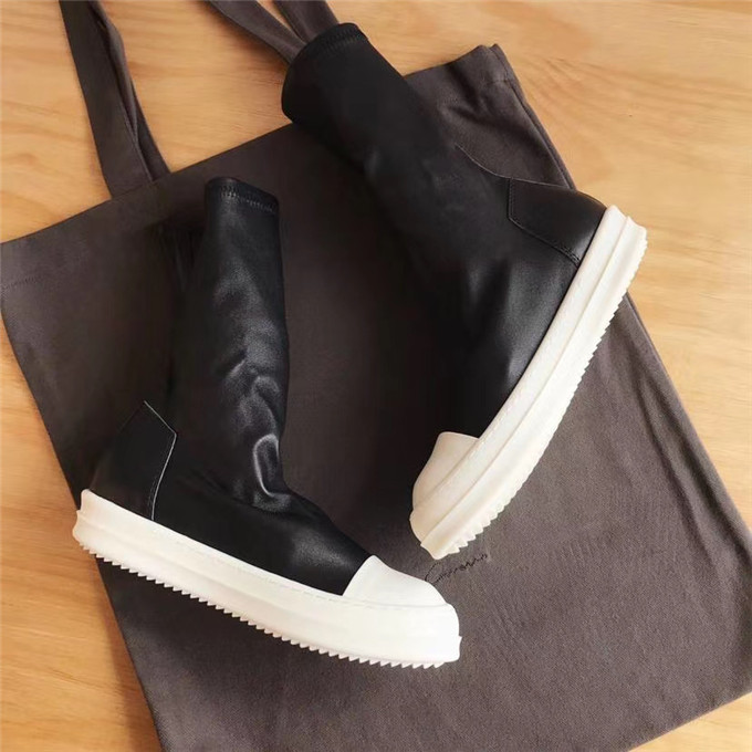 Factory Outlet Among the high-stretch sheepskin tube boots cowhide personalized shoe bottom sole TPU milk short sock boots, Black
Factory Outlet Among the high-stretch sheepskin tube boots cowhide personalized shoe bottom sole TPU milk short sock boots, Black