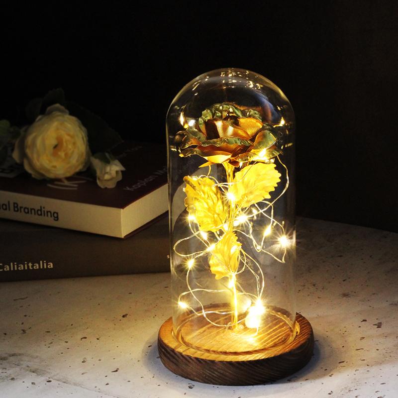 Eternal Flower Rose In Flask Glass Dome Valentine's Day Gift With Night Light For Wedding Mother Day Presen, Milky white
Eternal Flower Rose In Flask Glass Dome Valentine's Day Gift With Night Light For Wedding Mother Day Presen, Milky white
