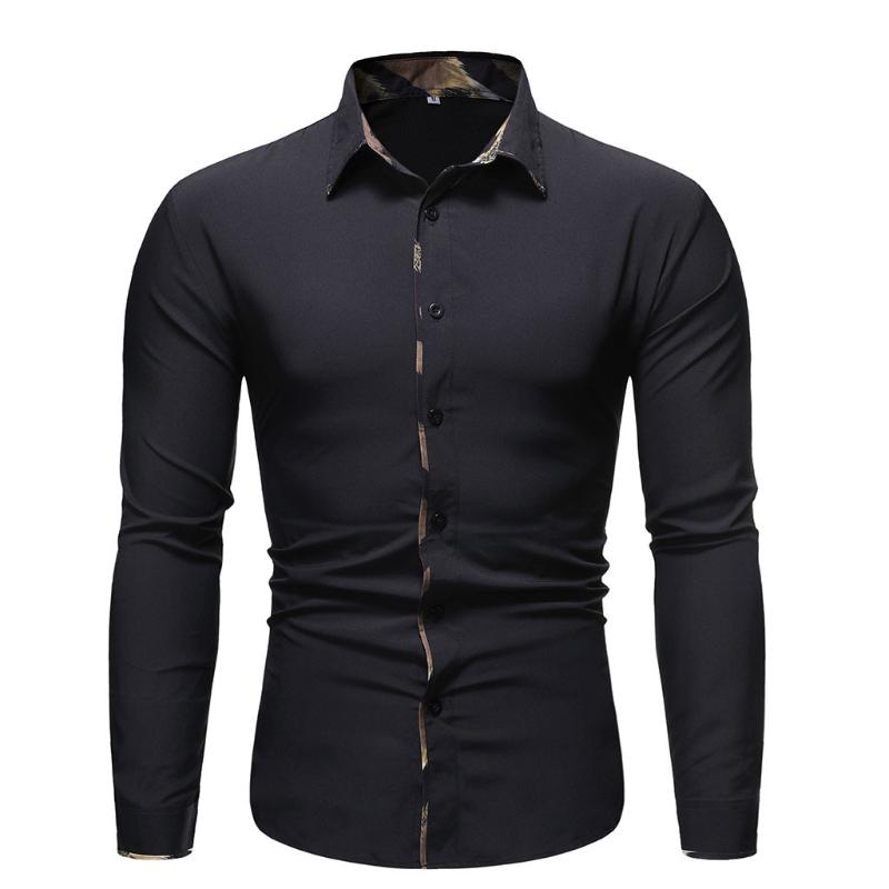 Casual Social Formal shirt Men long Sleeve Shirt Business Slim Office Chemise Homme Social Masculina Classical Male Shirts, Black
Casual Social Formal shirt Men long Sleeve Shirt Business Slim Office Chemise Homme Social Masculina Classical Male Shirts, Black