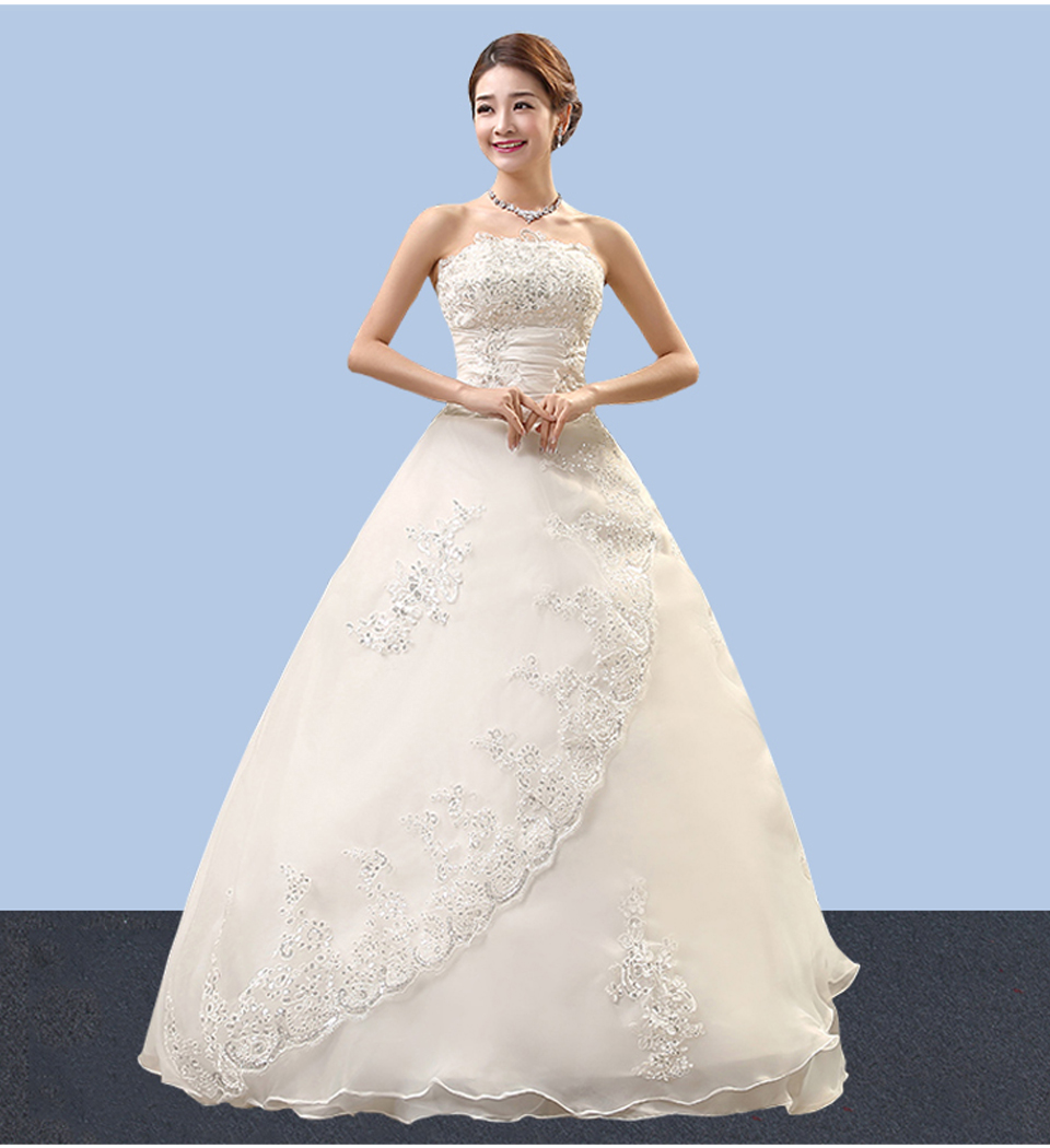 Lace Wedding Dress Real Photo Princess Vintage Bridal Gowns Wed Dress Plus Size Vestidos De Casamento Do Trem Da Corte