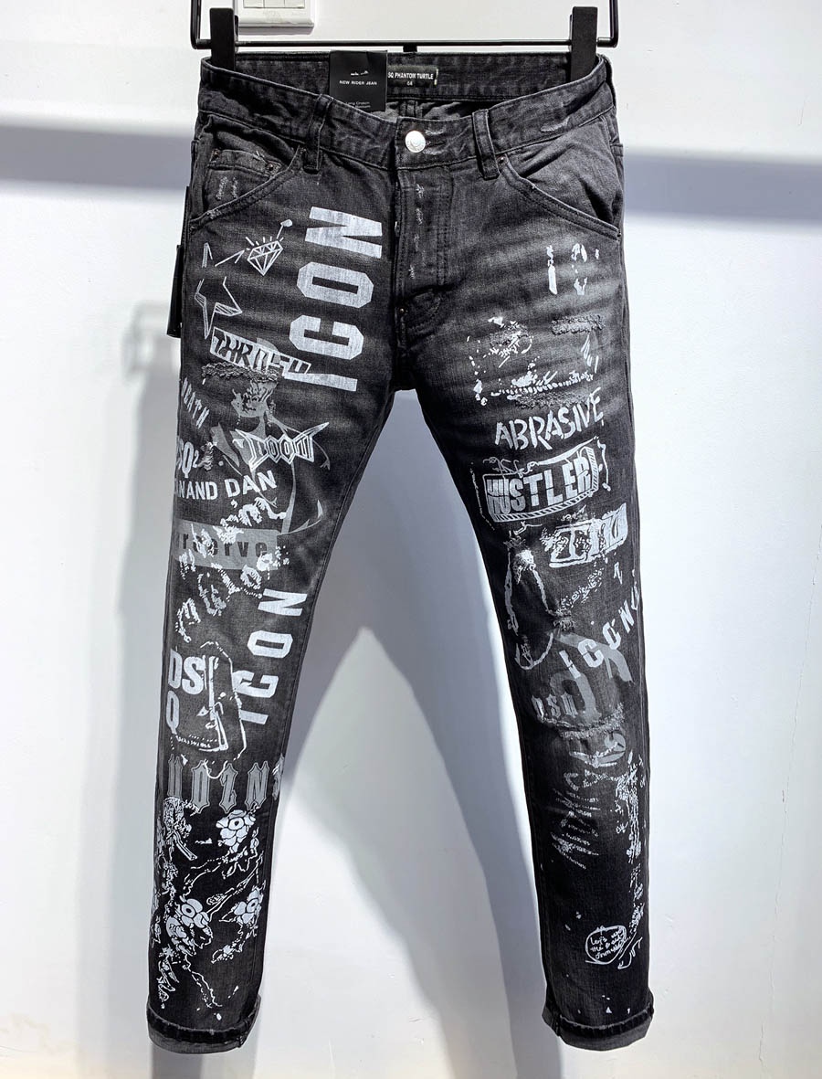 Brand Jeans Mens Luxury Designer Jeans Skinny Ripped Cool Guy Causal Hole Denim Fashion Brand Fit Jeans Men Washed Pants 61259, Blue
Brand Jeans Mens Luxury Designer Jeans Skinny Ripped Cool Guy Causal Hole Denim Fashion Brand Fit Jeans Men Washed Pants 61259, Blue