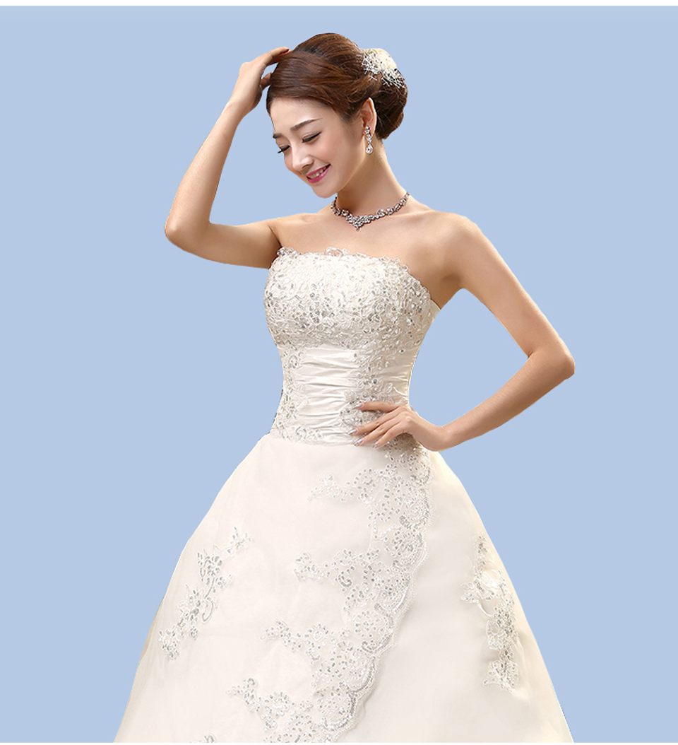 Lace Wedding Dress Real Photo Princess Vintage Bridal Gowns Wed Dress Plus Size Vestidos De Casamento Do Trem Da Corte