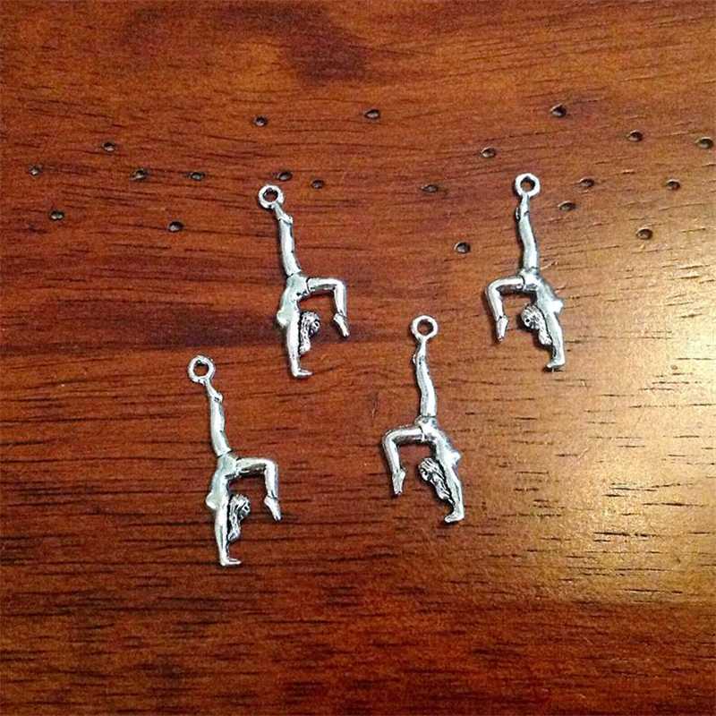 25pcs Gymnastics Charms, Cheer Charms, Gymnast Sports Findings, Craft and Jewelry Supplies 10x30mm
25pcs Gymnastics Charms, Cheer Charms, Gymnast Sports Findings, Craft and Jewelry Supplies 10x30mm