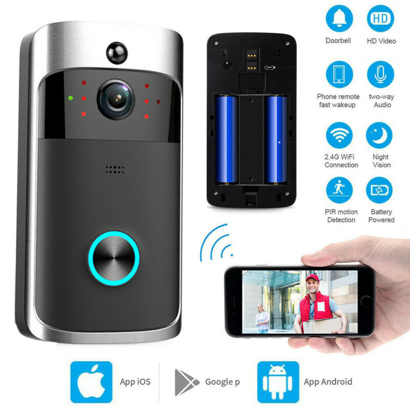 New Sell Well Smart WiFi Doorbell Wireless IR Video Camera Intercom Record Home Security Bell Phone Camera Night Vision
New Sell Well Smart WiFi Doorbell Wireless IR Video Camera Intercom Record Home Security Bell Phone Camera Night Vision