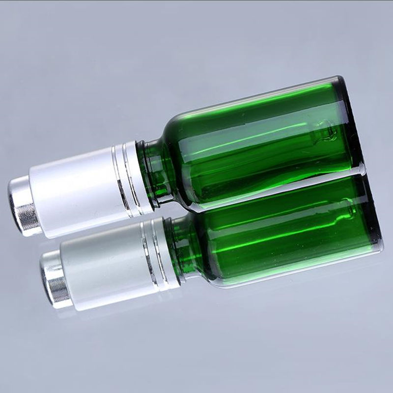Storage Bottles & Jars 30ml Green Glass Dropper Bottle 1OZ Pump Lotion Essential Oil Perfume Spray Color