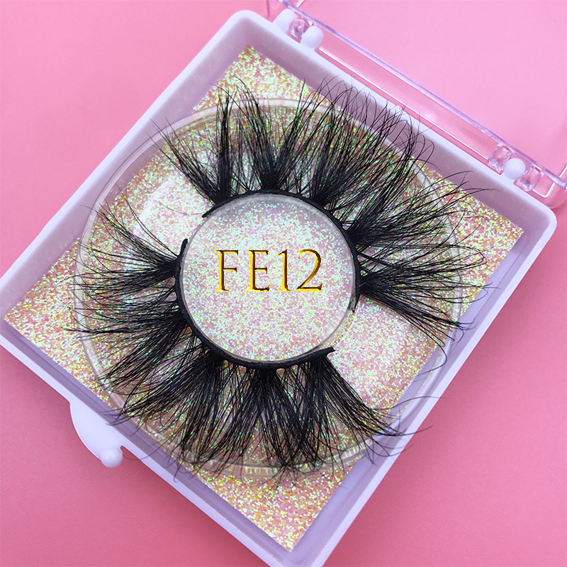 MIKIWI 25mm FE12 Natural Long soft and Thick Eyelash 3D Mink Eyelash Criss-cross False Eyelashes Cruelty Free Volume Mink Lashes
MIKIWI 25mm FE12 Natural Long soft and Thick Eyelash 3D Mink Eyelash Criss-cross False Eyelashes Cruelty Free Volume Mink Lashes