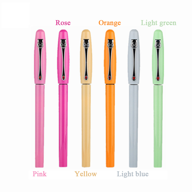 baoyushi 1020 cheap price and pretty 6 different colors M nib 0.5mm fountain pen free shipping inking pens, Pink
baoyushi 1020 cheap price and pretty 6 different colors M nib 0.5mm fountain pen free shipping inking pens, Pink