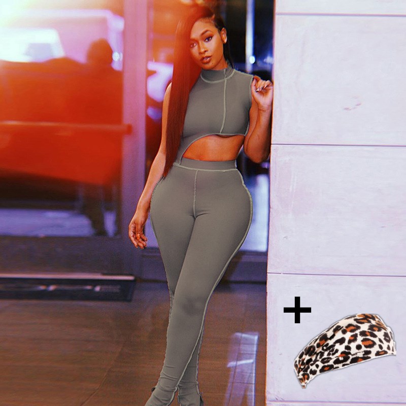 sleeveless elastic leggings two 2 pieces set 2020 women fashion stretchy casual Yoga set High Waist Legging Pants Workout Suit, Black
sleeveless elastic leggings two 2 pieces set 2020 women fashion stretchy casual Yoga set High Waist Legging Pants Workout Suit, Black