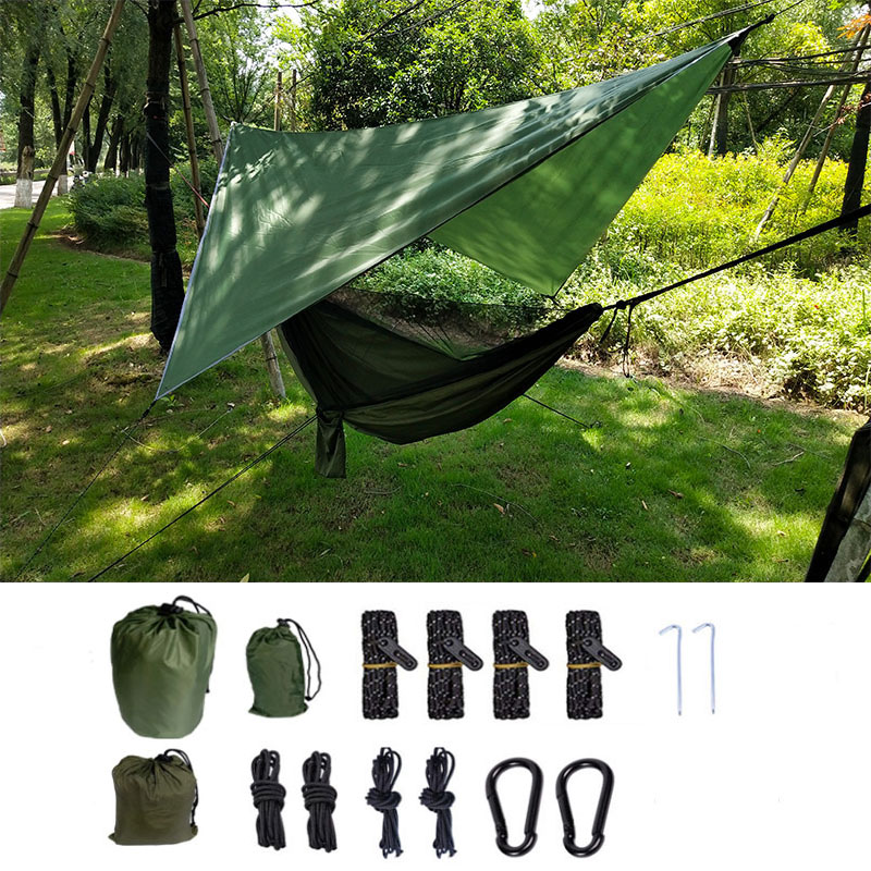 Camping Mesh Hammock Canopy Hanging Double Hammock with Mosquito Net and Rain Tarp Outdoor Portable Hammocks ASD88
Camping Mesh Hammock Canopy Hanging Double Hammock with Mosquito Net and Rain Tarp Outdoor Portable Hammocks ASD88