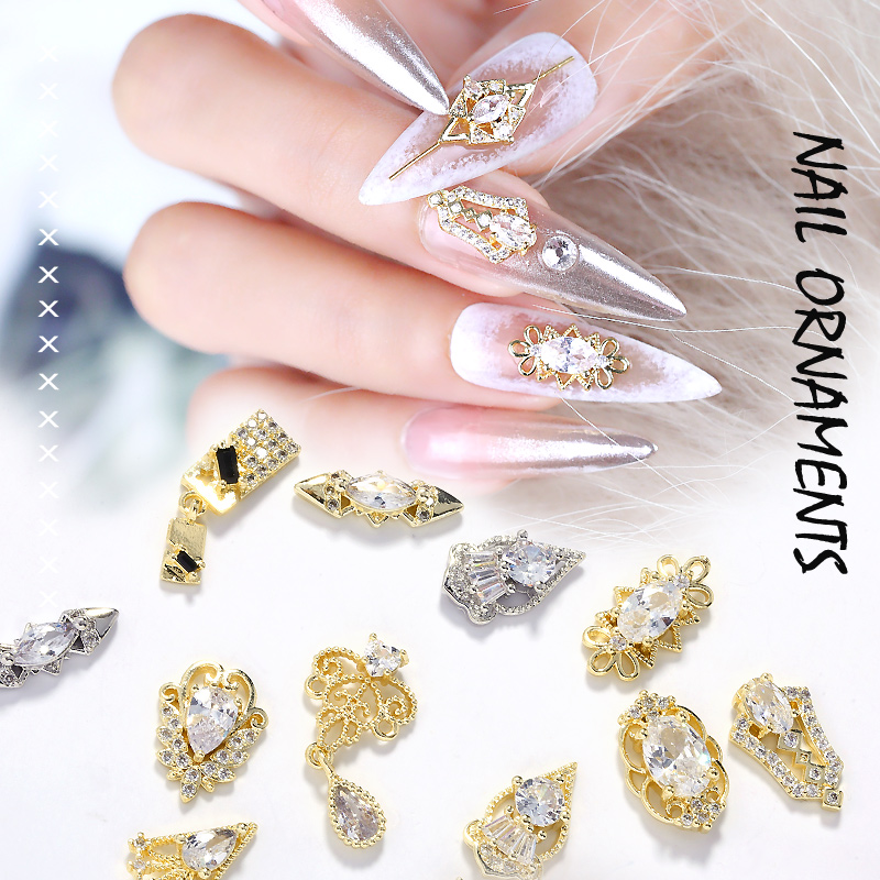 CHUNYOU Brand New 3D metal Zircon Nail Art Jewelry Japanese Nail Decorations Top Quality Zircon Crystal Manicure Diamond
CHUNYOU Brand New 3D metal Zircon Nail Art Jewelry Japanese Nail Decorations Top Quality Zircon Crystal Manicure Diamond