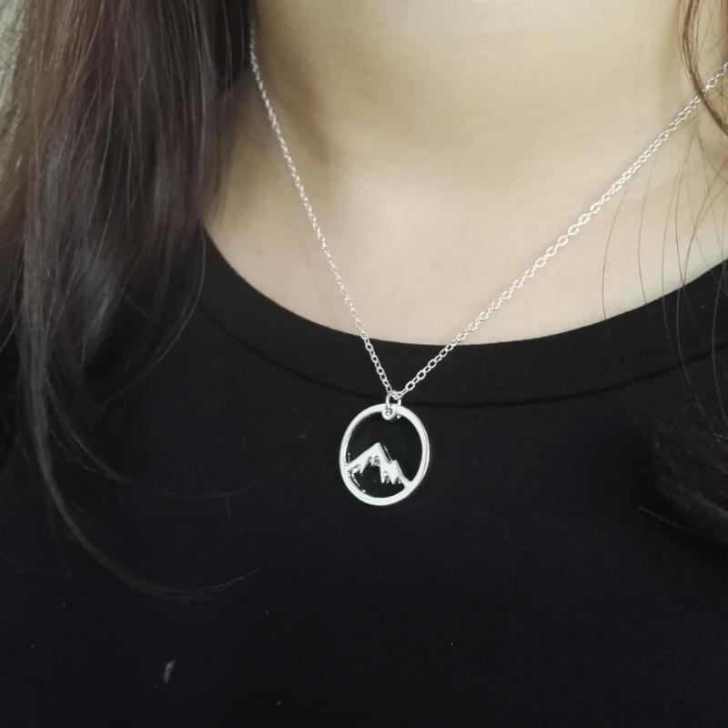 SanLan Circle Round Snowy Mountain necklace Mountain range charm jewelry Mountains are calling Hiking gift for her him
SanLan Circle Round Snowy Mountain necklace Mountain range charm jewelry Mountains are calling Hiking gift for her him