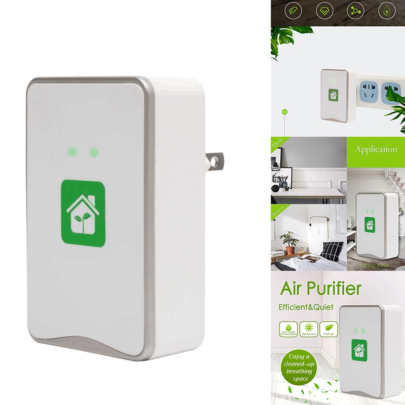 Pluggable Air Purifier Negative Ion Generator Filterless Ionizer Purifier Clean Allergens,Pollutants,Mold,Odors
Pluggable Air Purifier Negative Ion Generator Filterless Ionizer Purifier Clean Allergens,Pollutants,Mold,Odors