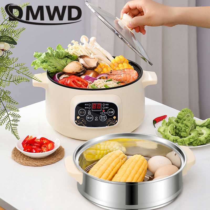 DMWD 110V 220V Non-stick rice cooker Multifunctional hot pot with steamer insulation fast heating electric multiccoker 2 layersM
DMWD 110V 220V Non-stick rice cooker Multifunctional hot pot with steamer insulation fast heating electric multiccoker 2 layersM