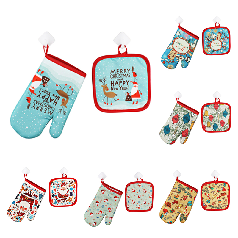 Christmas Baking Anti-Hot Gloves Oven Microwave Insulation Mat Xmas Christmas Decoration for Home Kitchen Tools Decor New Year
Christmas Baking Anti-Hot Gloves Oven Microwave Insulation Mat Xmas Christmas Decoration for Home Kitchen Tools Decor New Year