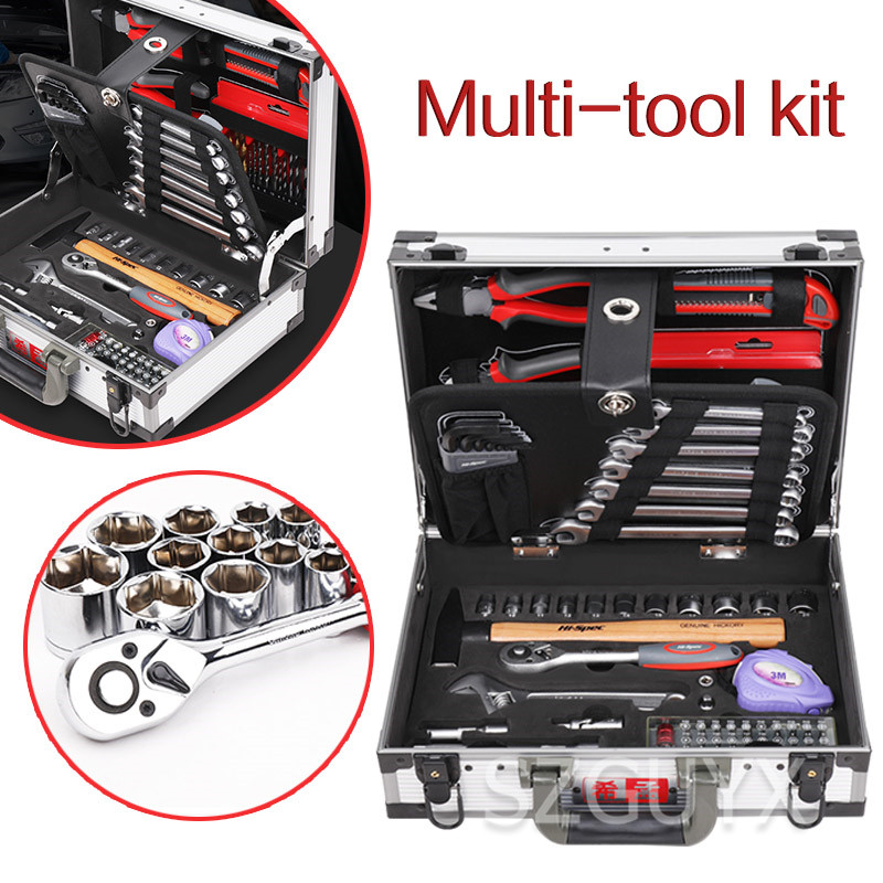 Multi-function repair tool Household combination set Manual toolbox Aluminum box repair kit wrench pliers
Multi-function repair tool Household combination set Manual toolbox Aluminum box repair kit wrench pliers