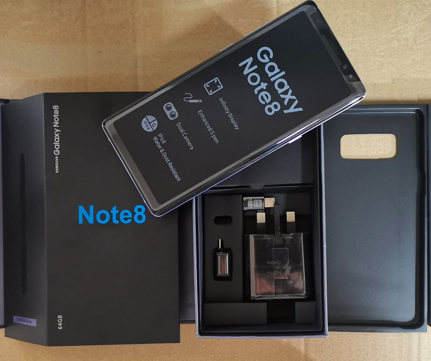 Samsung Galaxy Note8 Note 8 N950U N950U1 Original Unlocked LTE Cellphone Octa Core 6.3" Dual 12MP 6G RAM 64G ROM Snapdragon 835