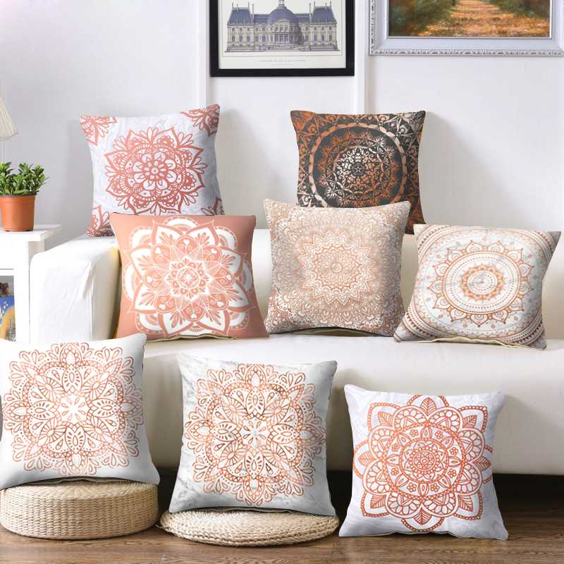 Mandala Cushion Cover Geometric patterns Pillow Pillowcase Polyester 45*45 Throw Pillow Home Decor Pillowcover
Mandala Cushion Cover Geometric patterns Pillow Pillowcase Polyester 45*45 Throw Pillow Home Decor Pillowcover