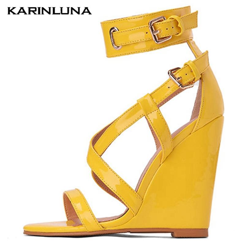 Karin New Wedges High Heels Wholesale Plus Size 47 Summer Gladiator Top Quality Shoes Sandals Women, Yellow
Karin New Wedges High Heels Wholesale Plus Size 47 Summer Gladiator Top Quality Shoes Sandals Women, Yellow