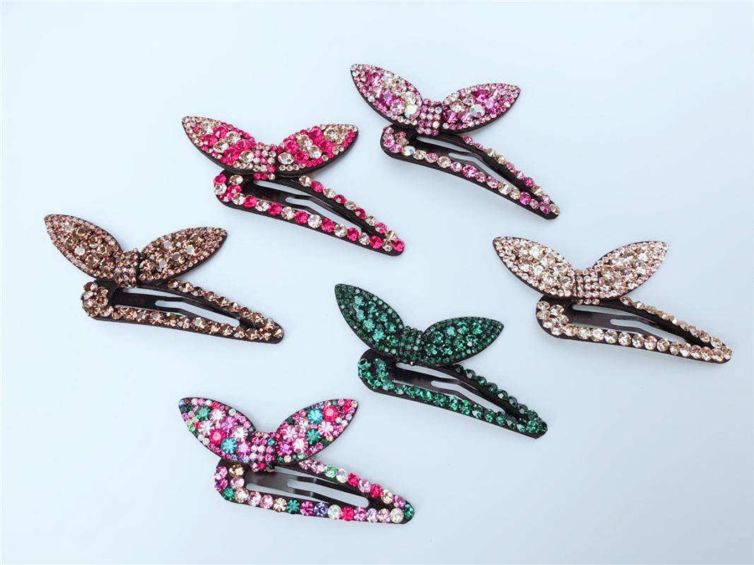 Boutique ins 12pcs Fashion Luxury Imitation Crystal Ears Barrettes Glitter Animal Ears Snap Clips Easter Headwear, Green
Boutique ins 12pcs Fashion Luxury Imitation Crystal Ears Barrettes Glitter Animal Ears Snap Clips Easter Headwear, Green