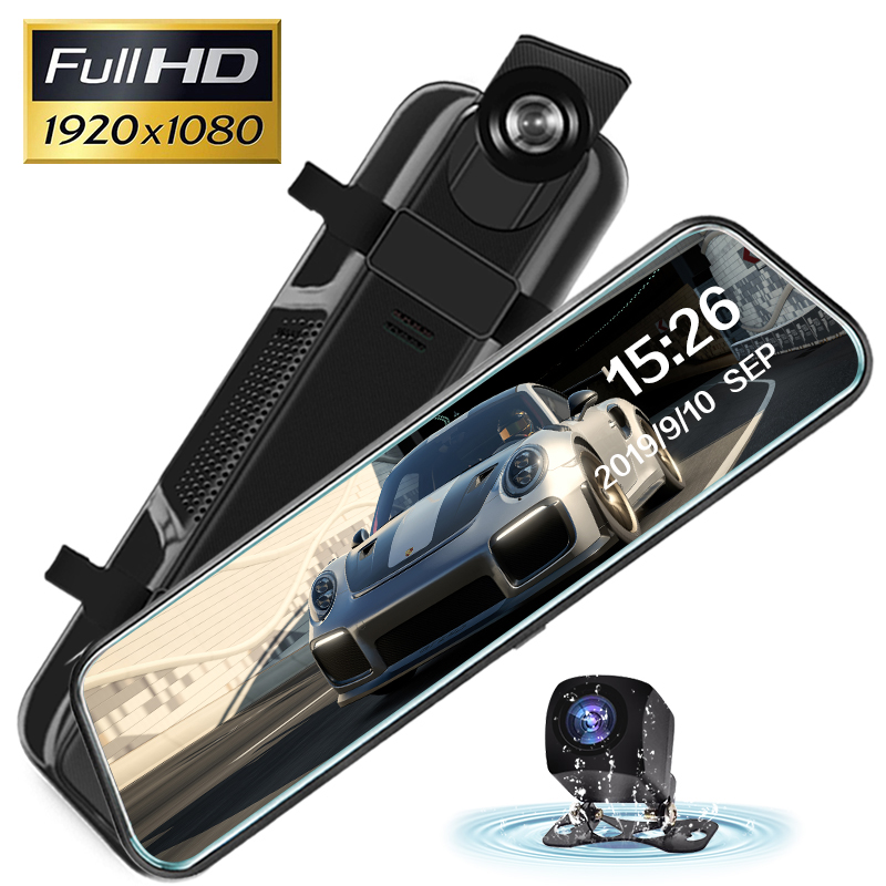 10 inch Auto Car Rearview Mirror DVR 1080p Camera Dual Lens Dash Cam 170 Degree Wide Angle Streaming Media Recorder car dvr
10 inch Auto Car Rearview Mirror DVR 1080p Camera Dual Lens Dash Cam 170 Degree Wide Angle Streaming Media Recorder car dvr