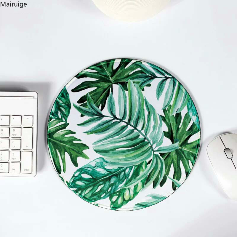 Mairuige Mouse Pad Banana Leaf Cactus White Seaming Round Mouse Pad Small Rubber Soft Gaming Table Mat Custom 20*20CM
Mairuige Mouse Pad Banana Leaf Cactus White Seaming Round Mouse Pad Small Rubber Soft Gaming Table Mat Custom 20*20CM