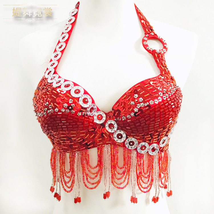Belly Dance Bra Top Dance Costume bra show top sexy adult underwear Oriental tassels sequins diamond, Blue
Belly Dance Bra Top Dance Costume bra show top sexy adult underwear Oriental tassels sequins diamond, Blue