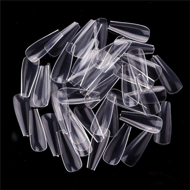 100pcs Full Cover False Nail Press on Nails Plastic Coffin Ballerina Fake Nails Acrylic UV Gel Pointed Extension Manicure Tools, Transparent
100pcs Full Cover False Nail Press on Nails Plastic Coffin Ballerina Fake Nails Acrylic UV Gel Pointed Extension Manicure Tools, Transparent