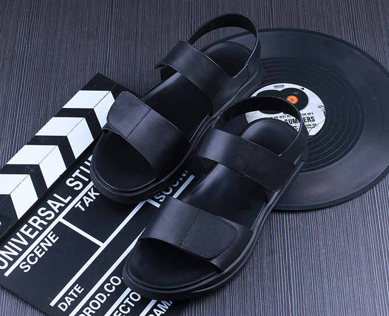 Men Summer New Style Genuine Leather Flat Hook&loop Flat Sandals Men Youth Trend Non-slip Casual Beach Sandals Size 38-44, As pic
Men Summer New Style Genuine Leather Flat Hook&loop Flat Sandals Men Youth Trend Non-slip Casual Beach Sandals Size 38-44, As pic