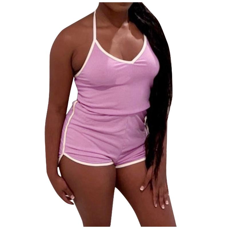 Slim Straps Home Fitness Yoga Pants Jumpsuit Women 2020 New Fashion European and American Contrast Summer Sports Yoga Pants, Black
Slim Straps Home Fitness Yoga Pants Jumpsuit Women 2020 New Fashion European and American Contrast Summer Sports Yoga Pants, Black