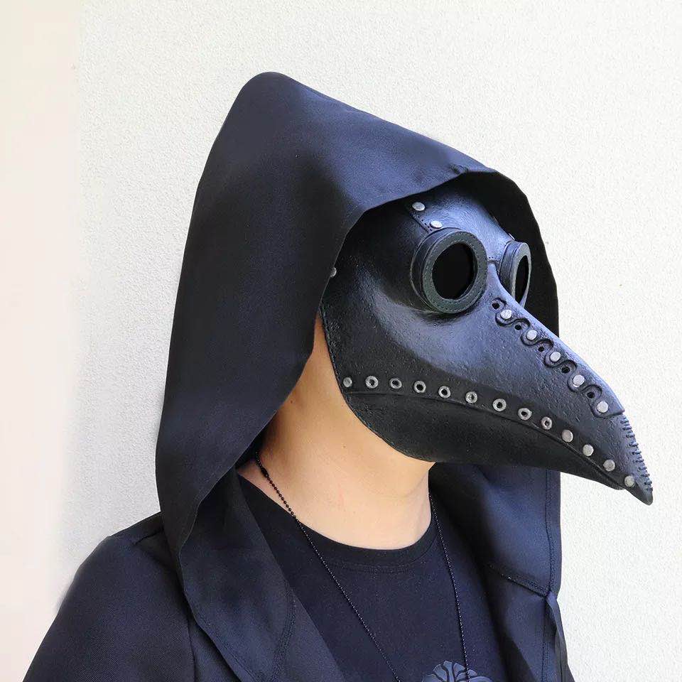 Funny Medieval Leather Plague Doctor Mask Birds Halloween Cosplay Carnaval Costume Props Mascarillas Party Masquerade Masks201L1203970