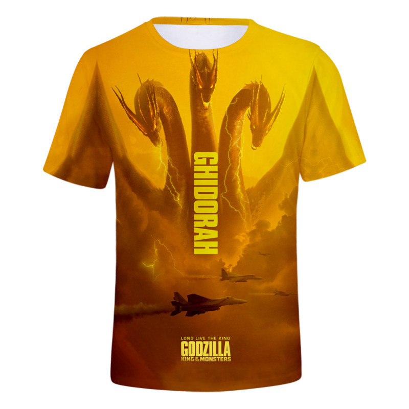 2020 New Summer tops women/men t shirt movie Godzilla: King of the Monsters 3D Printed t-shirts harajuku style ghidorah tshirt
2020 New Summer tops women/men t shirt movie Godzilla: King of the Monsters 3D Printed t-shirts harajuku style ghidorah tshirt