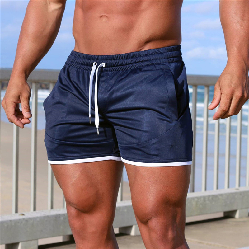 Fashion Men Sporting Beaching Shorts Trousers Bodybuilding Sweatpants Fitness Short Jogger Casual Gyms Men Shorts Y200901